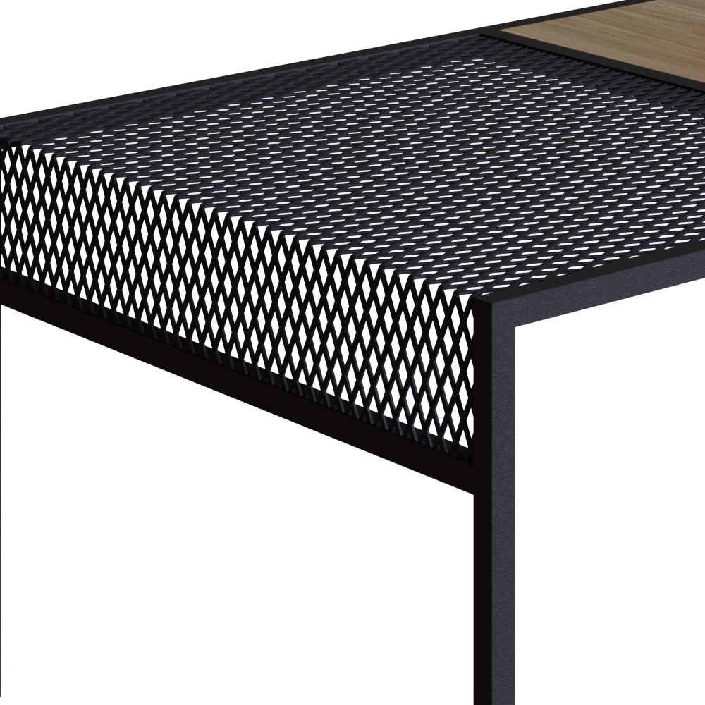 Mesa de Centro 80cm Est Aço York Hanover Artesano