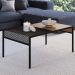 Mesa de Centro 80cm Est Aço York Vermont Artesano