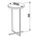 Mesa de Centro Alta Volpi 24814 Branco - Artesano
