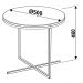 Mesa de Centro Média Volpi 24815 Branco - Artesano