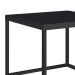 Mesa de Centro Quadrada Cube Preta 33 cm