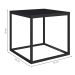 Mesa de Centro Quadrada Cube Preta 38 cm