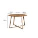 Mesa de Centro Redonda Complementos Hanover 60 cm