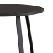 Mesa de Centro Redonda Complementos Preta 60 cm