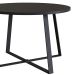 Mesa de Centro Redonda Complementos Preta 60 cm