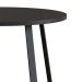 Mesa de Centro Redonda Complementos Preta 80 cm