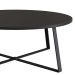 Mesa de Centro Redonda Complementos Preta 80 cm