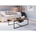 Mesa de Centro York Hanover e Preta 100 cm
