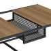 Mesa de Centro York Hanover e Preta 100 cm