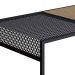 Mesa de Centro York Hanover e Preta 80 cm