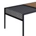 Mesa de Centro York Vermont e Preta 80 cm