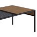 Mesa de Centro York Vermont e Preta 80 cm