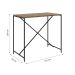 Mesa de Jantar Retangular Steel Quadra Vermont e Preta 60 cm