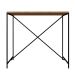 Mesa de Jantar Retangular Steel Quadra Vermont e Preta 60 cm