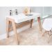 Mesa para Computador Escrivaninha Trend 2 Gavetas Hanover/Off White - Artesano