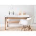 Mesa para Computador Escrivaninha Trend 2 Gavetas Hanover/Off White - Artesano