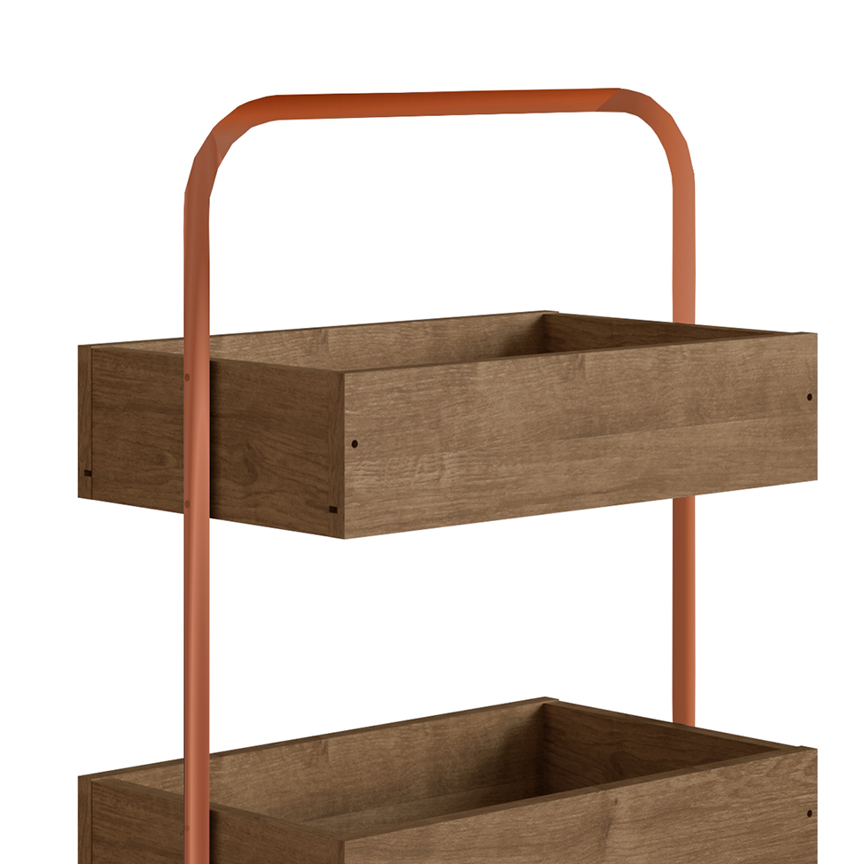 Organizador Tube Cobre e Vermont 90 cm