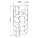 Quarto Modulado Closet 2 Módulos Estilo Industrial Steel Quadra Vermont Base Preto - Artesano