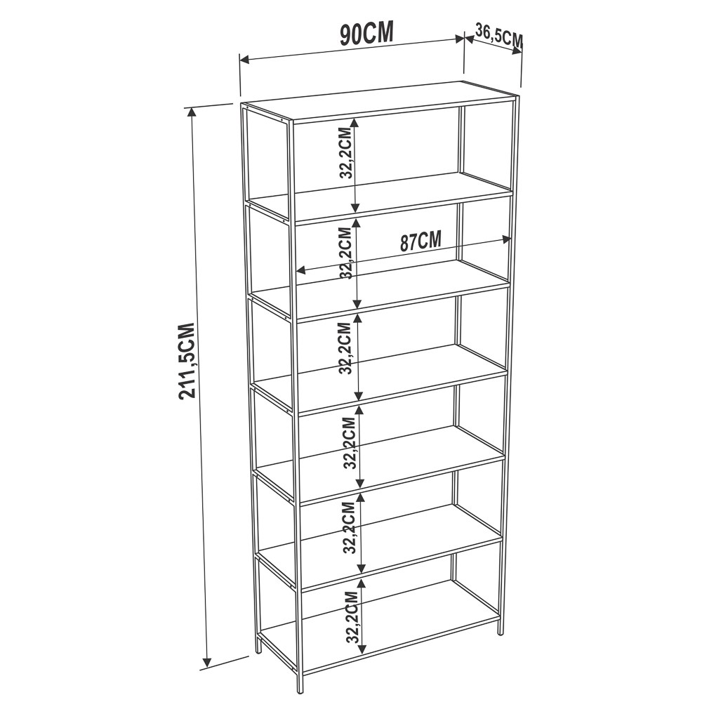 Quarto Modulado Closet 2 Módulos Estilo Industrial Steel Quadra Vermont Base Preto - Artesano