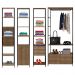 Quarto Modulado Completo 4 Módulos Estilo Industrial Steel Quadra Vermont Base Preto - Artesano