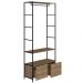 Quarto Modulado Completo 4 Módulos Estilo Industrial Steel Quadra Vermont Base Preto - Artesano
