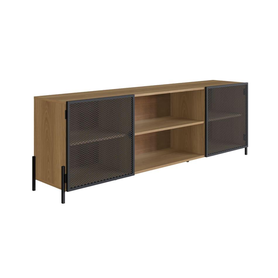 Rack 2 Portas 180Cm York Para Tv Até 70 Polegadas