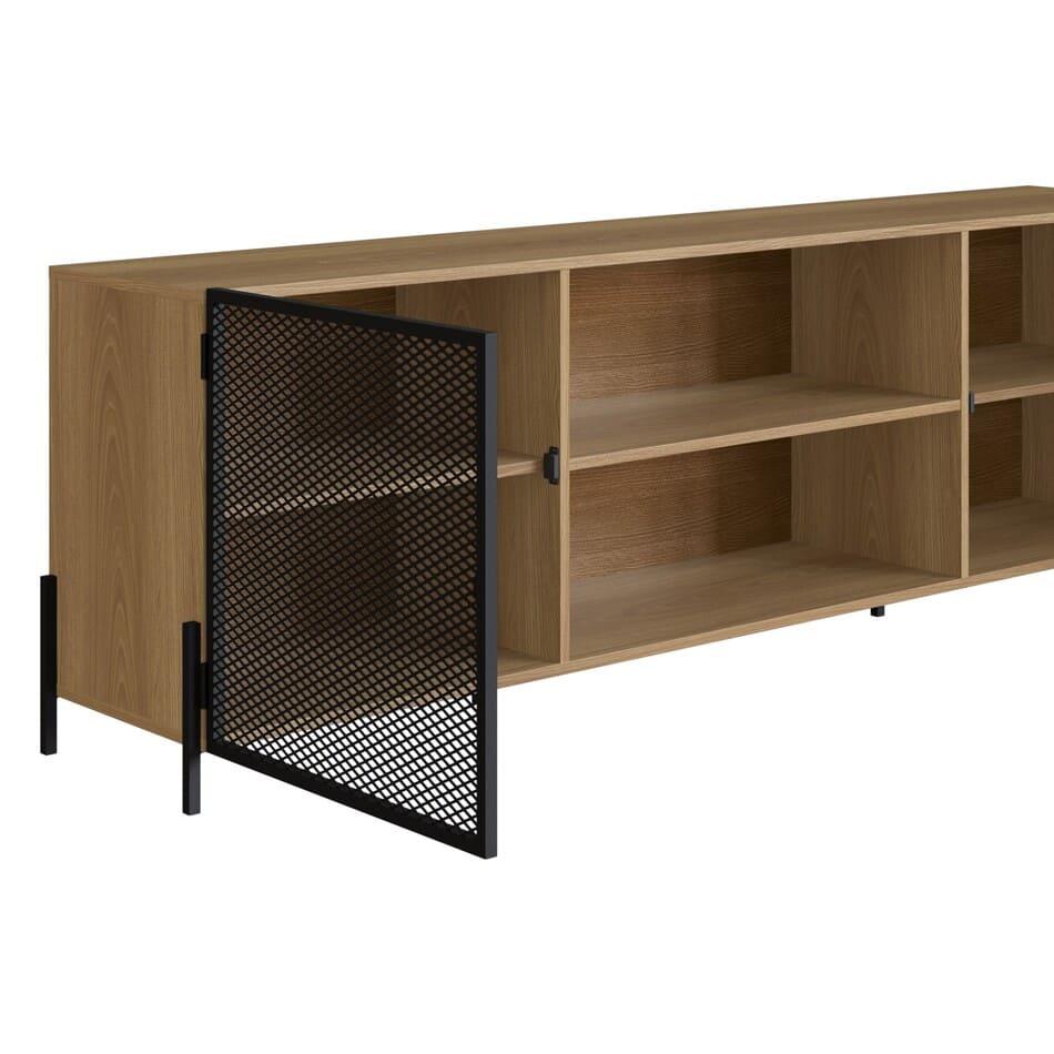 Rack 2 Portas 180Cm York Para Tv Até 70 Polegadas