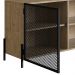 Rack 2 Portas Em Aço Para TV 70 Pol York Vermont Artesano