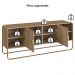 Rack Bancada Organica TV 55 Pol 150 cm 28070 Hanover Dourado Artesano