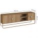 Rack Bancada Organica TV 65 Pol 180 cm 28076 Hanover Dourado Artesano