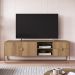 Rack Bancada Organica TV 65 Pol 180 cm 28076 Hanover Dourado Artesano