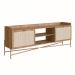 Rack Oslo 2 PT Hanover e Dourado 183 cm