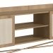 Rack Oslo 2 PT Hanover e Dourado 183 cm