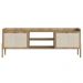 Rack Para TV 65 Pol 183 CM Pes Madeira 27930 Oslo Hanover Artesano