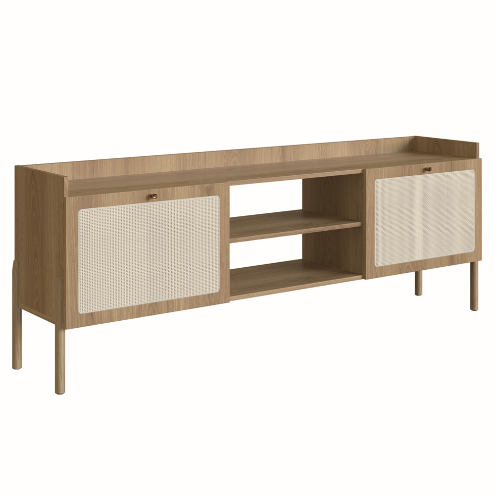 Rack Para TV 65 Pol 183 CM Pes Madeira 27930 Oslo Hanover Artesano