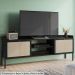 Rack Para TV 65 Pol 183 CM Pes Madeira 27930 Oslo Nero Artesano