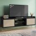 Rack Para TV 65 Pol 183 CM Pes Metal 28930 Oslo Nero Artesano