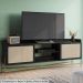 Rack Para TV 65 Pol 183 CM Pes Metal 28930 Oslo Nero Artesano