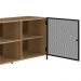 Rack York 180cm Estrutura Preto Fosco - Hanover