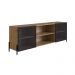 Rack York 180cm Estrutura Preto Fosco - Vermont