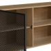 Rack York Hanover e Preto 180 cm