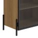 Rack York Hanover e Preto 180 cm
