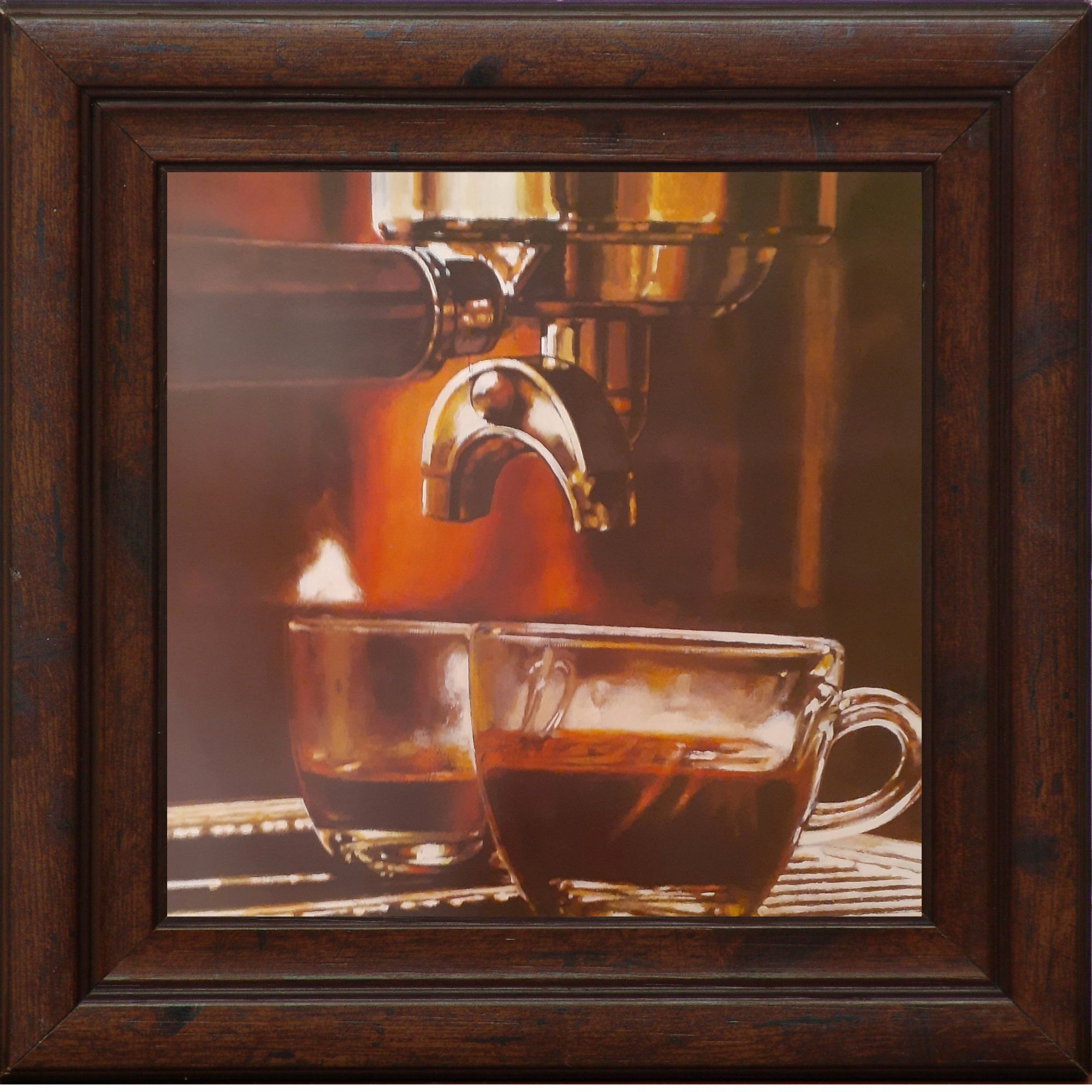 Gravura Coleção Café Milano 50 X 50 Cm