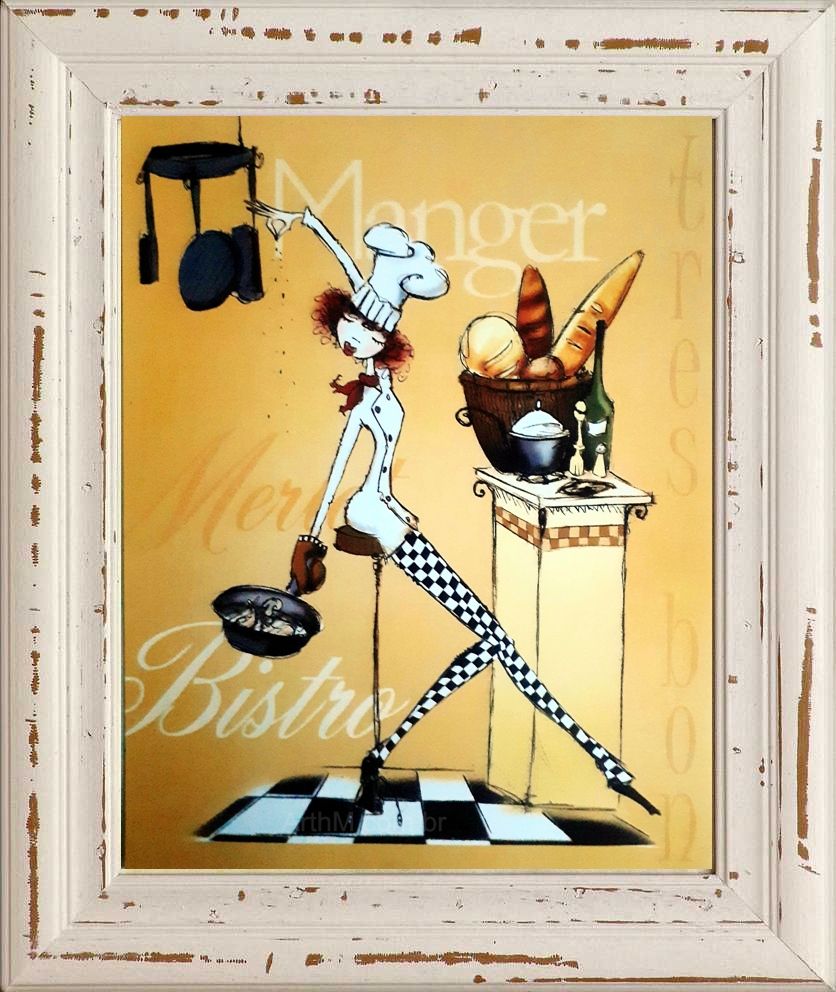 Gravura Coleção Cozinha Bom Apetite III 25 X 20 Cm