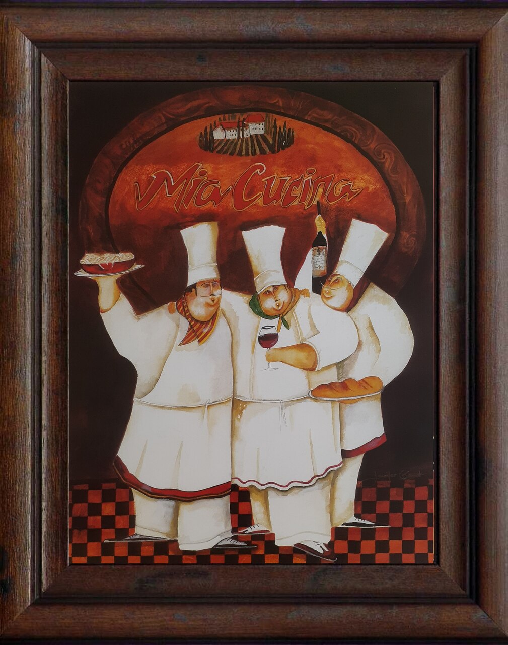 Gravura Coleção Cozinha Mia Cucina 35,5 x 28 cm