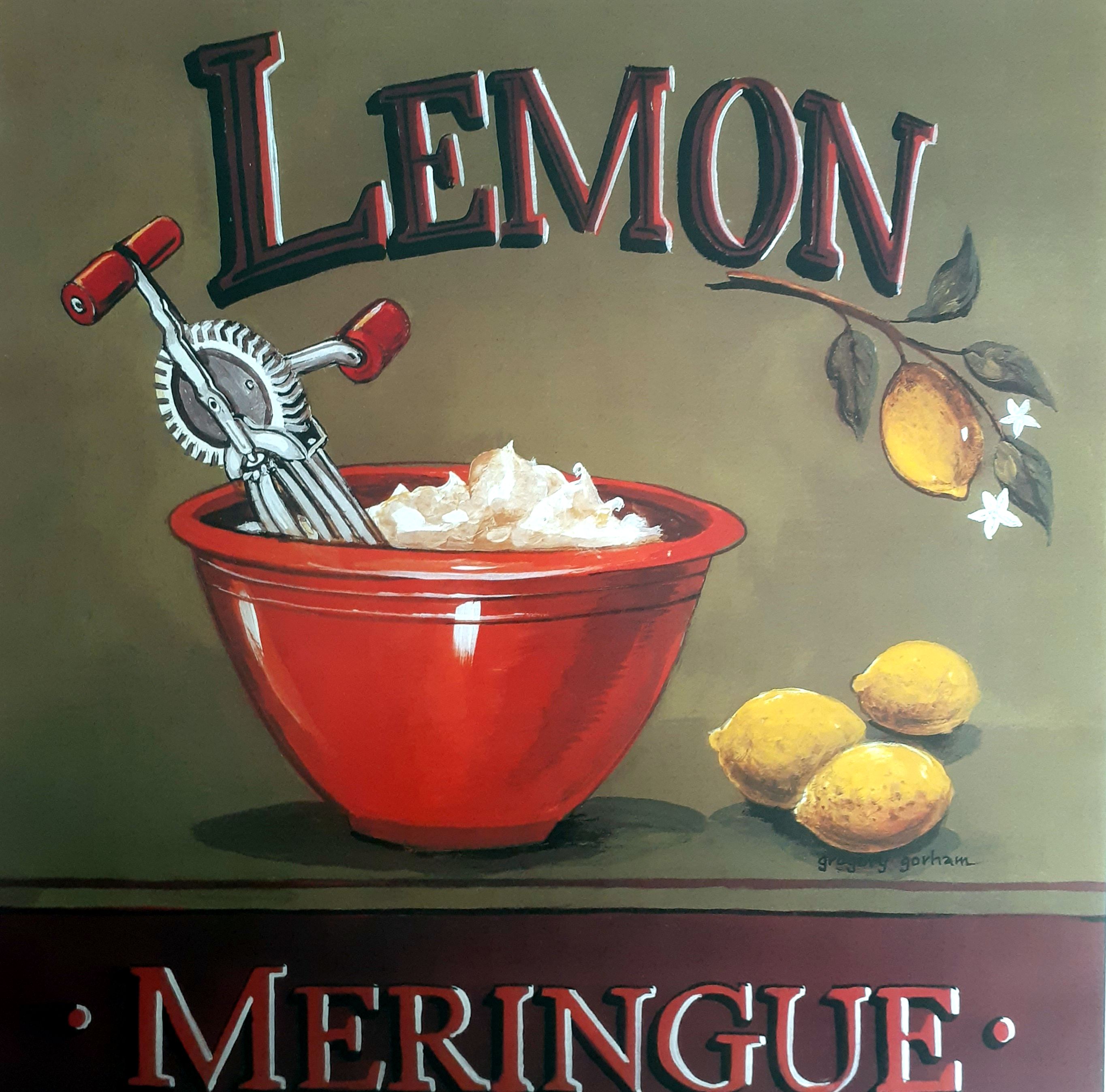 Gravura Da Coleção Cozinha  Lemon 45 X 45 Cm