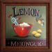 Gravura Da Coleção Cozinha  Lemon 45 X 45 Cm
