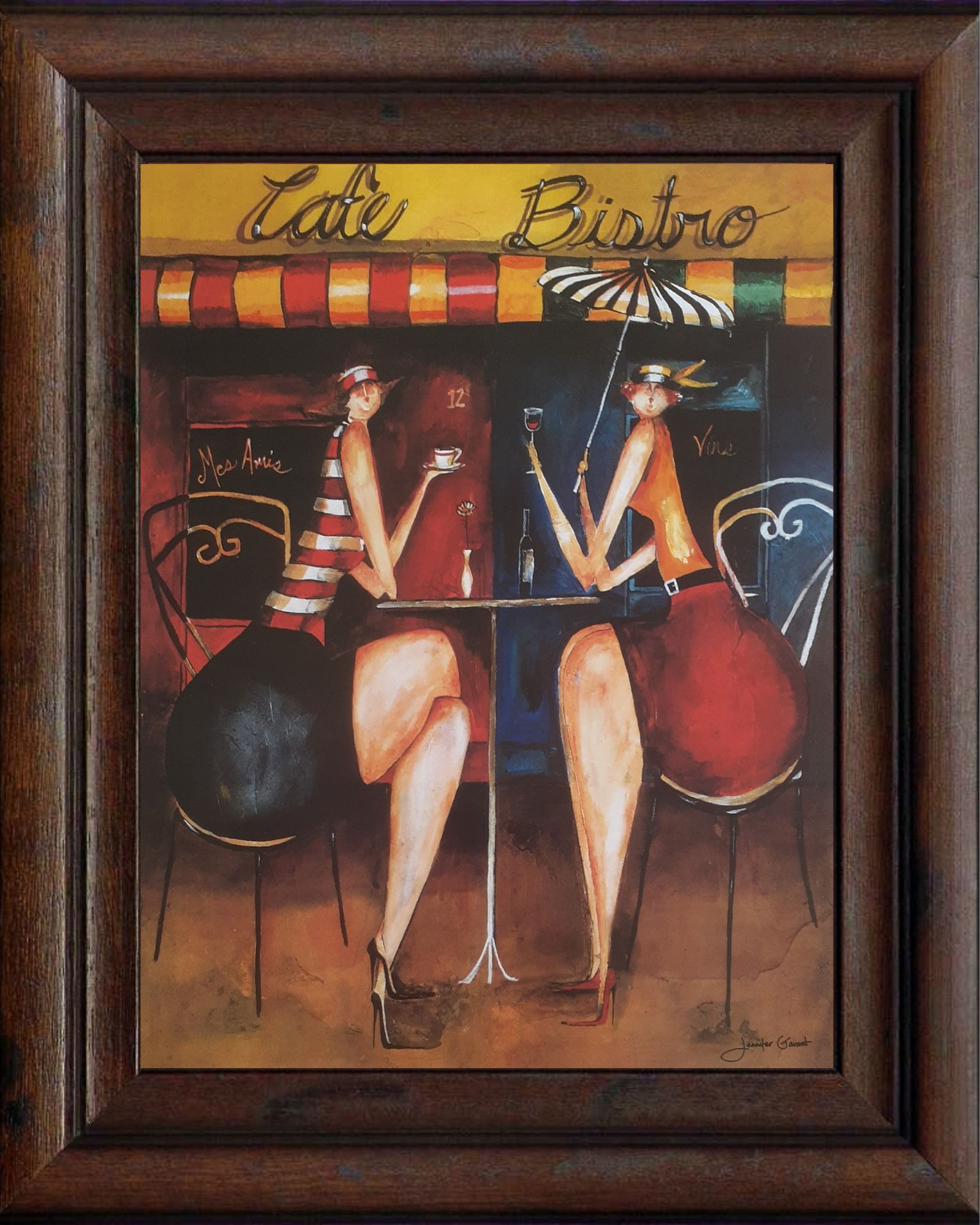 Gravuras Coleção Amigas Em Paris 35 X 28 Cm