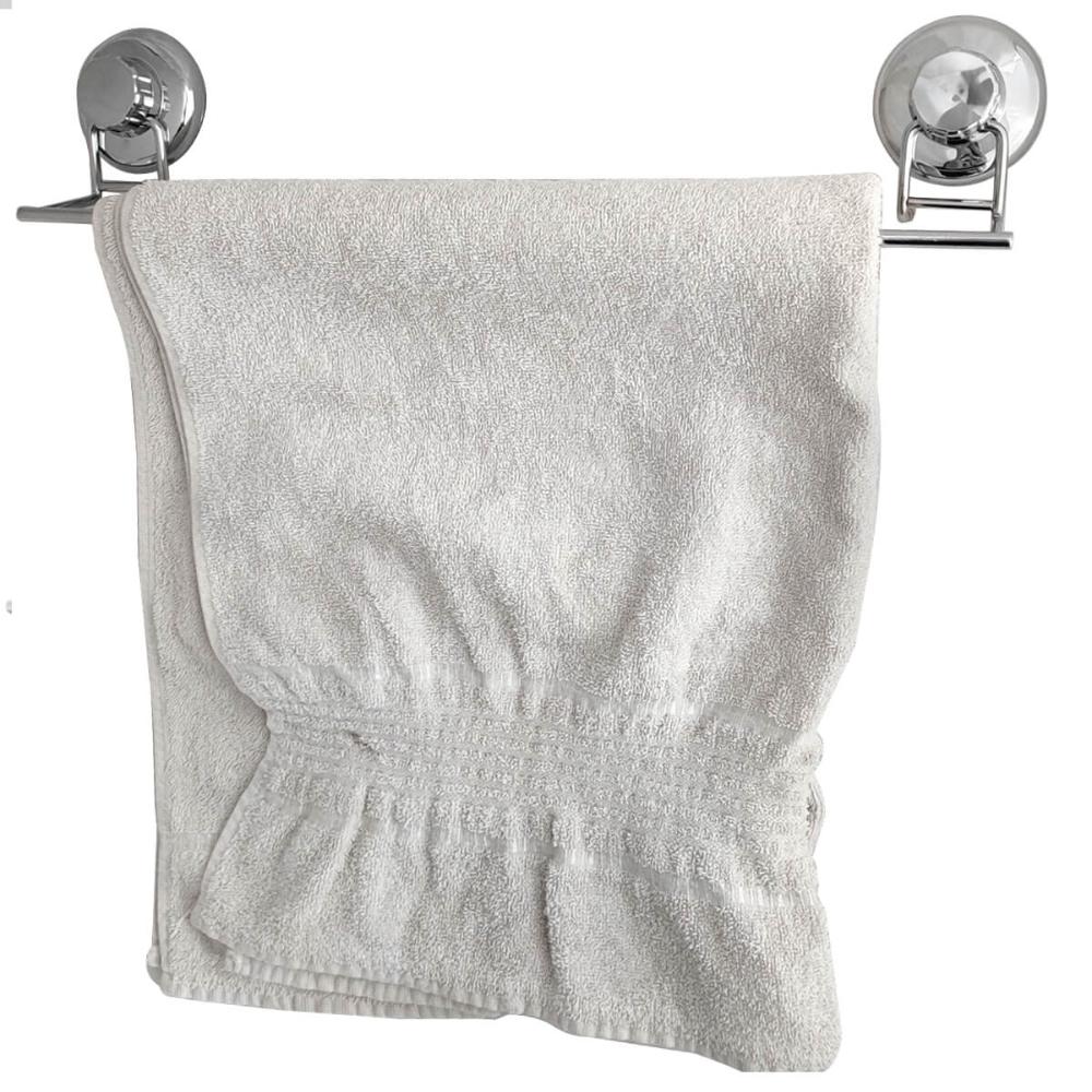 5 Acessórios De Banheiro Inox com Ventosa Papeleira Toalheiro Saboneteira Porta Shampoo Astra