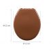 Assento Almofadado Convencional Astra Oval Camarelo